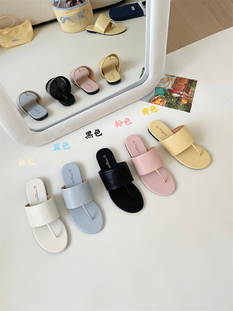 niche-flat-open-toe-slippers-for-women-summer-outdoor-2025-new-fairy-style-low-heel-toe-separator-sandals Niche Flat Open Toe Slippers for Women Summer Outdoor 2025 New Fairy Style Low Heel Toe Separator Sandals